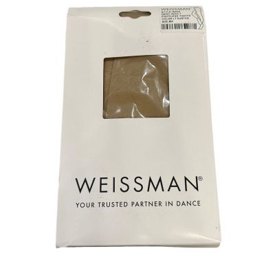 Weissman Adult Footless Dance Tights Light Suntan Size M